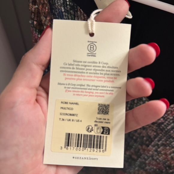 Sezane Nawel Dress - Picture 7 of 9